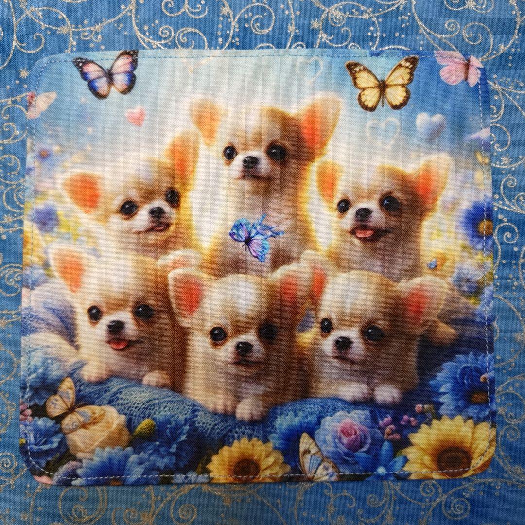 ななちゃん　ハンカチ　ワンコさん柄　18枚