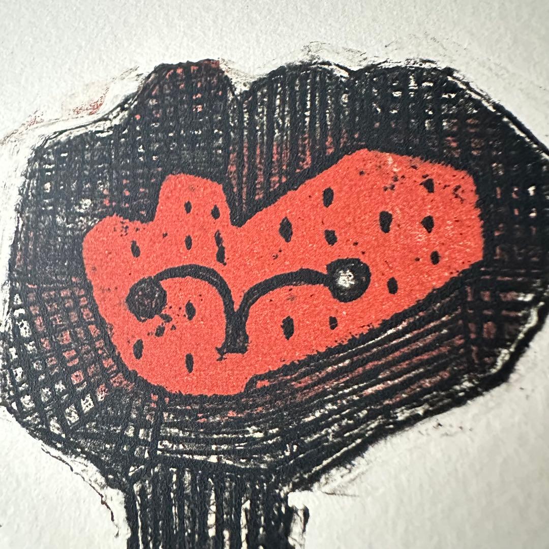 2120様感謝‼️花に蝶‼️アンドー・ヒロミ「POLLEN」限定銅版画署名