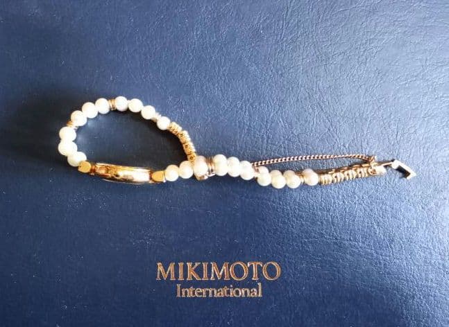 特別価格 期間限定 ミキモト MIKIMOTO パール腕時計