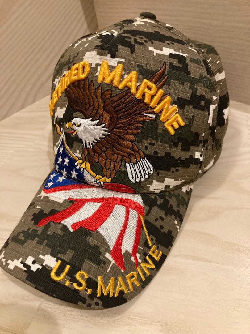 RETIRED MARINA U.S. MARINE 迷彩キャップ