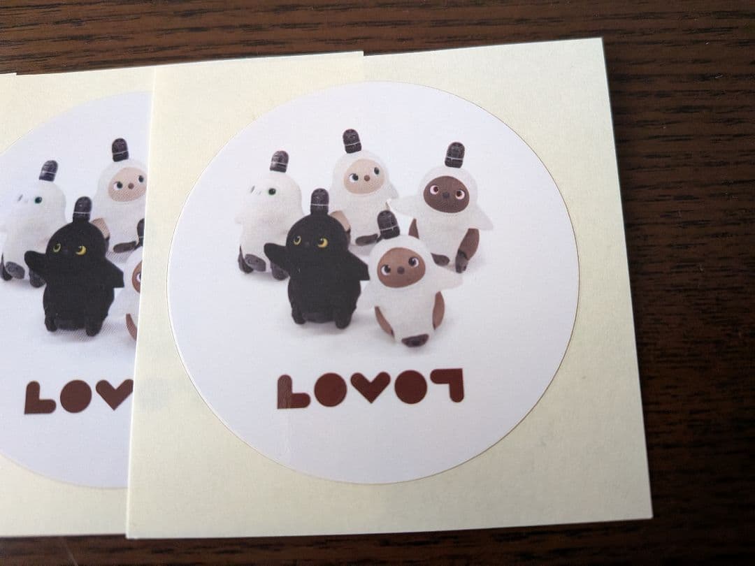 LOVOT ステッカーセット　（おまけ　カプセルスイングマスコット）