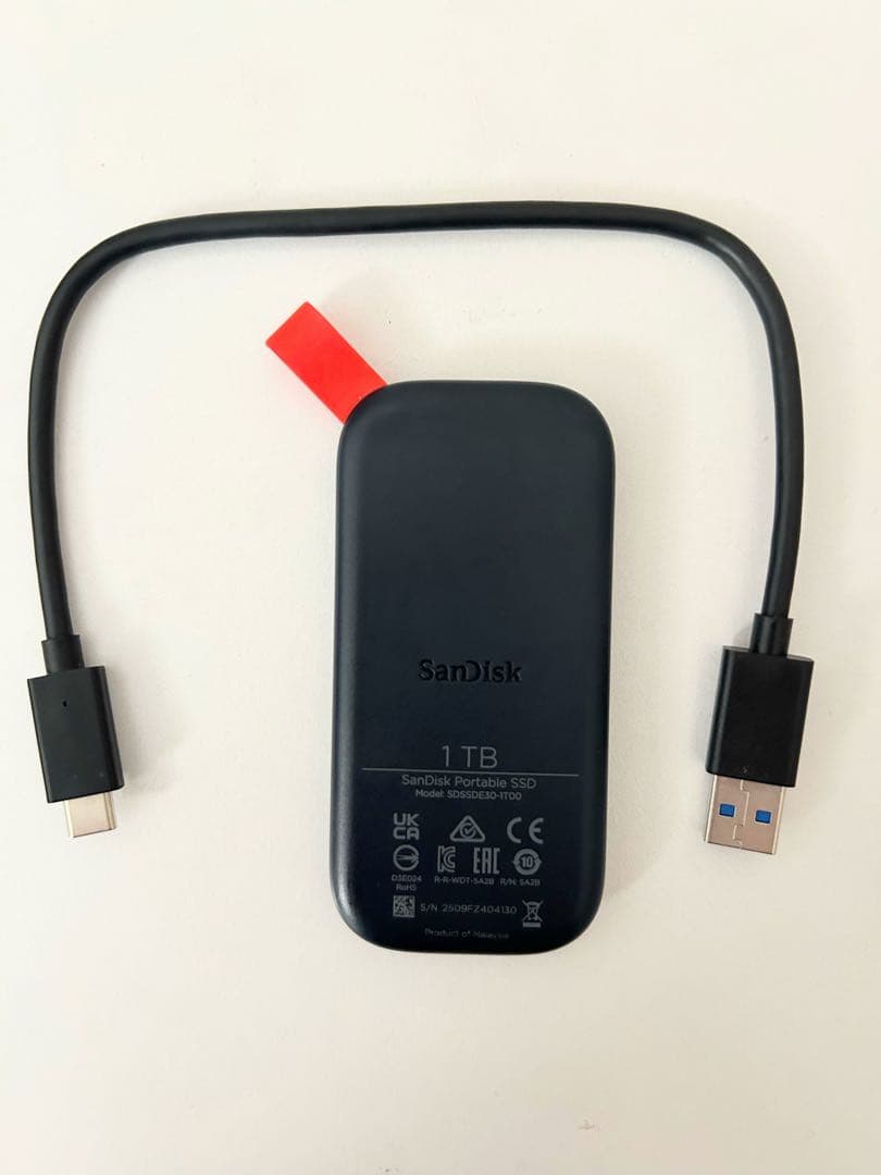 SanDisk 1TB 外付けSSD