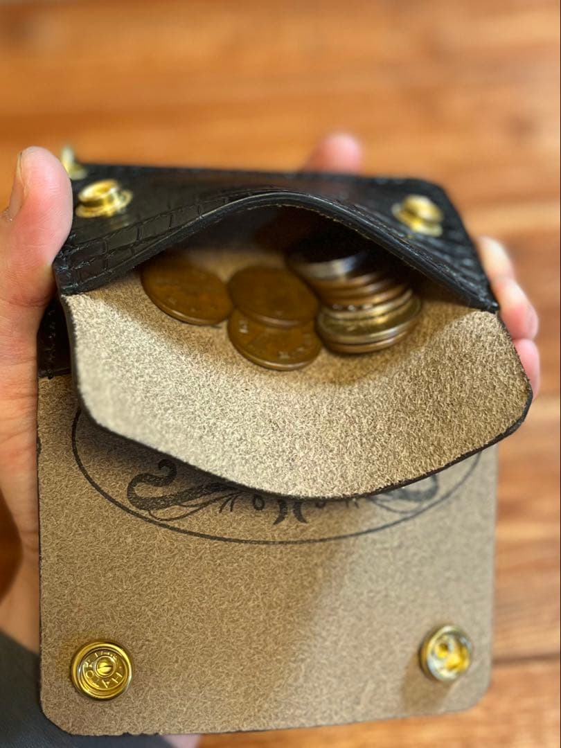 【年始セール】ミニトラッカーウォレット クロムエクセル クロコダイル