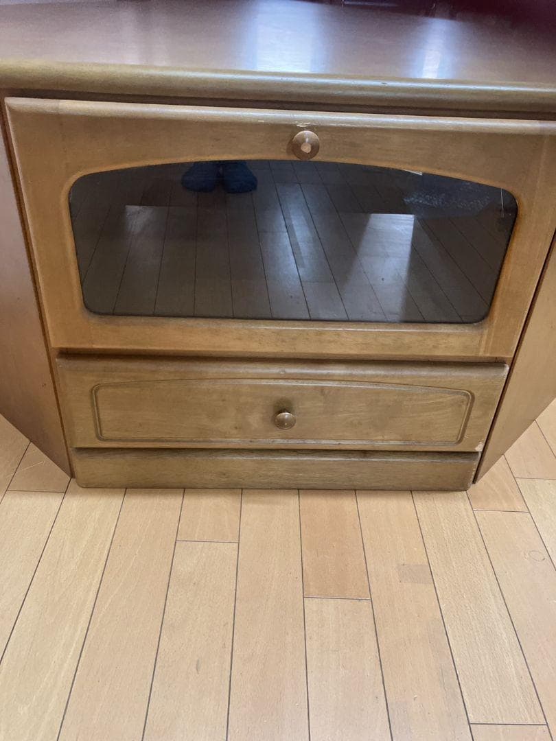 カリモク家具　コーナーテレビ台
