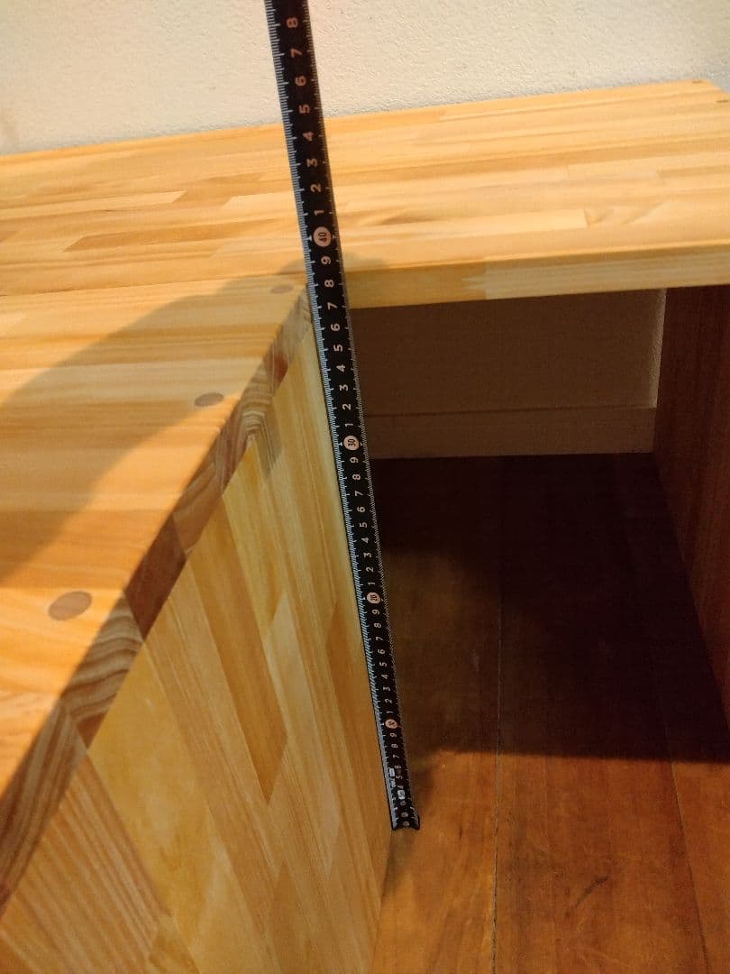 木製　ハンドメイド　オーダー　コの字　テーブル　サイドテーブルラック　カウンター