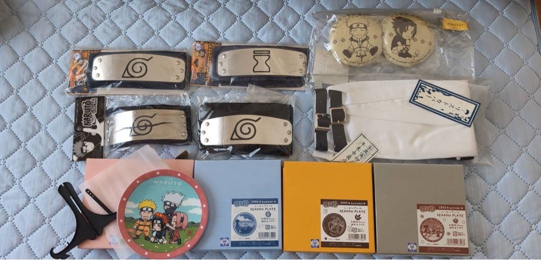 NARUTO ナルト グッズセット 綱手之首飾 はちがね額当て 非売品