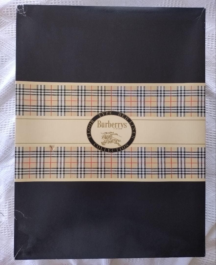新品未使用バーバリー　BURBERRY　肌掛け布団羊毛ウールシングルペイズリー