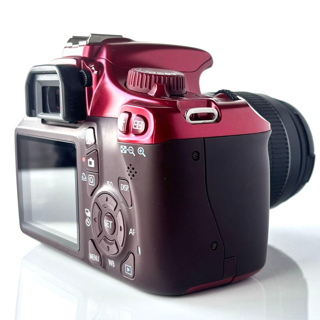 ✨すぐ使えます✨Canon EOS Kiss X50 ワインレッド 付属品セット