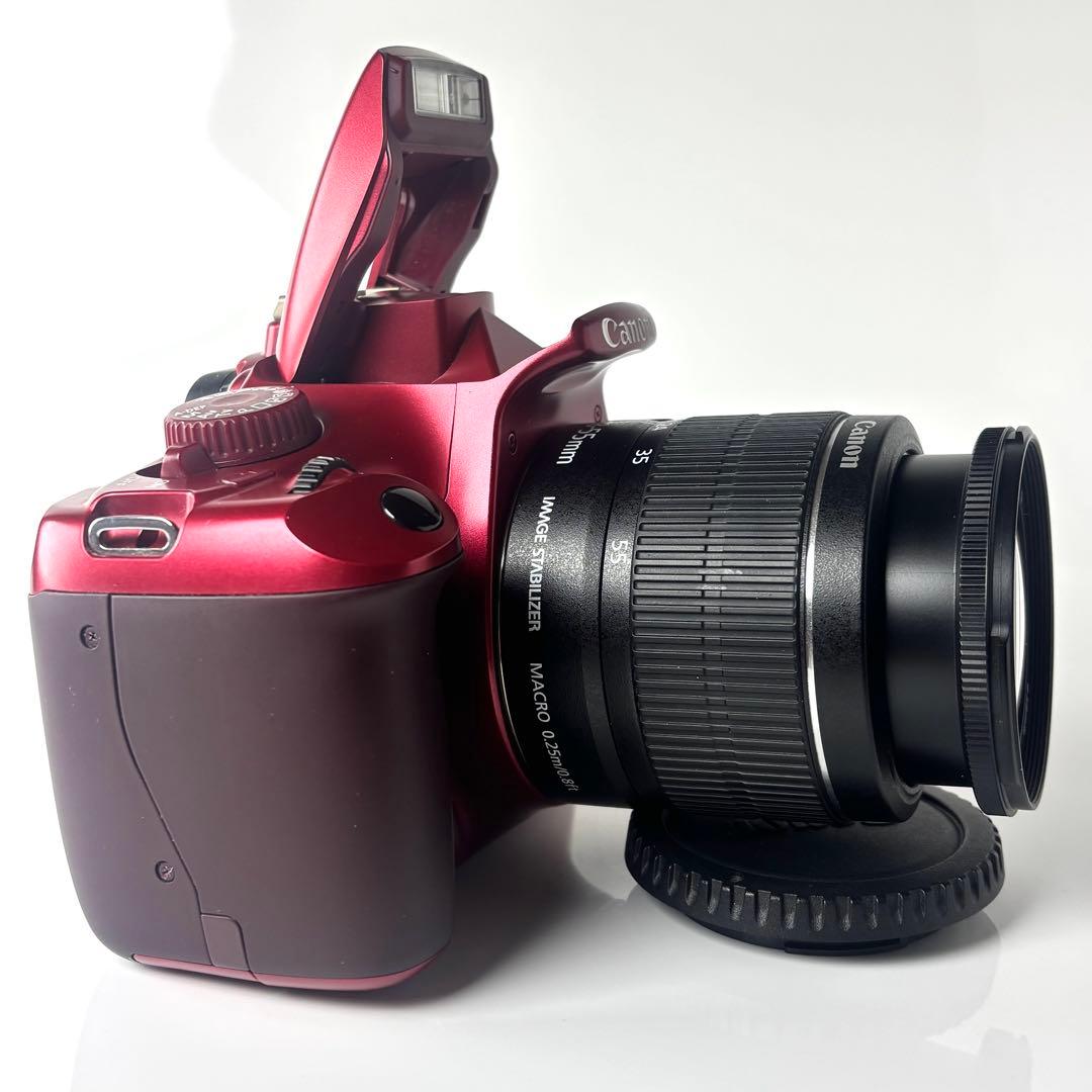 ✨すぐ使えます✨Canon EOS Kiss X50 ワインレッド 付属品セット