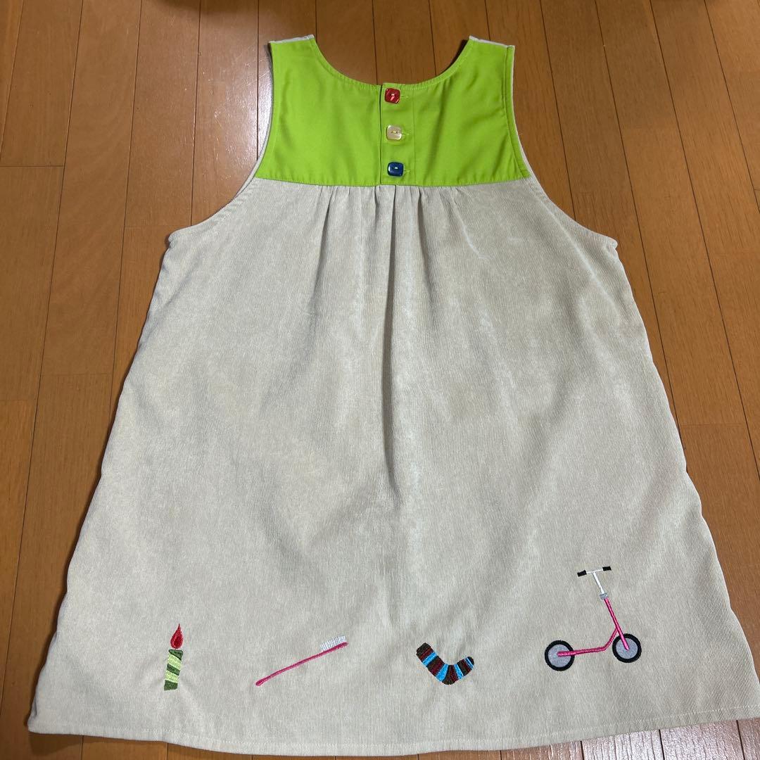動物刺繍エプロン 4点セット