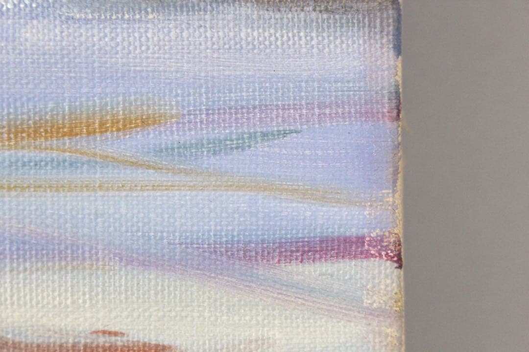 No4833 額装　川村嘉久「能登晴るる」　油彩画　F6号　昭和49年　送料無料