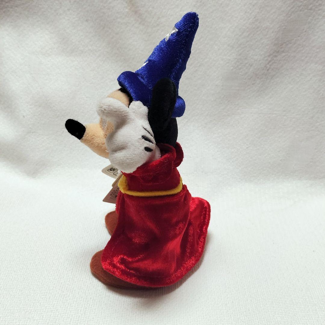 激レア　希少　ミッキーマウス　ファンタジア/立ち　 ぬいぐるみ　 魔法使い