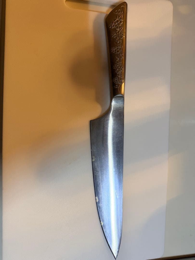 栗原はるみ　ブドウ柄キッチンナイフ