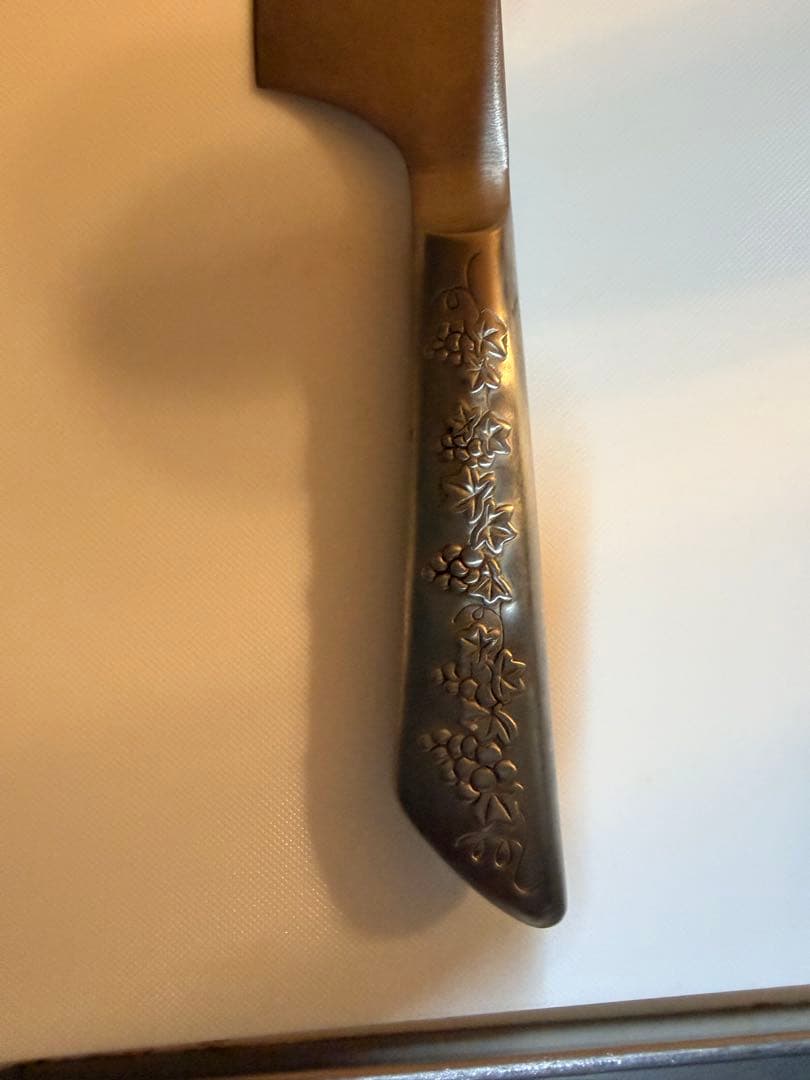 栗原はるみ　ブドウ柄キッチンナイフ