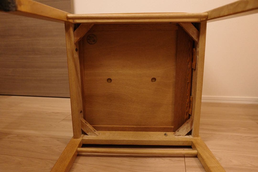 【希少】オールドマルニ　マルニ木工　孔雀ロゴ/ヴィンテージ　レザーチェア/椅子