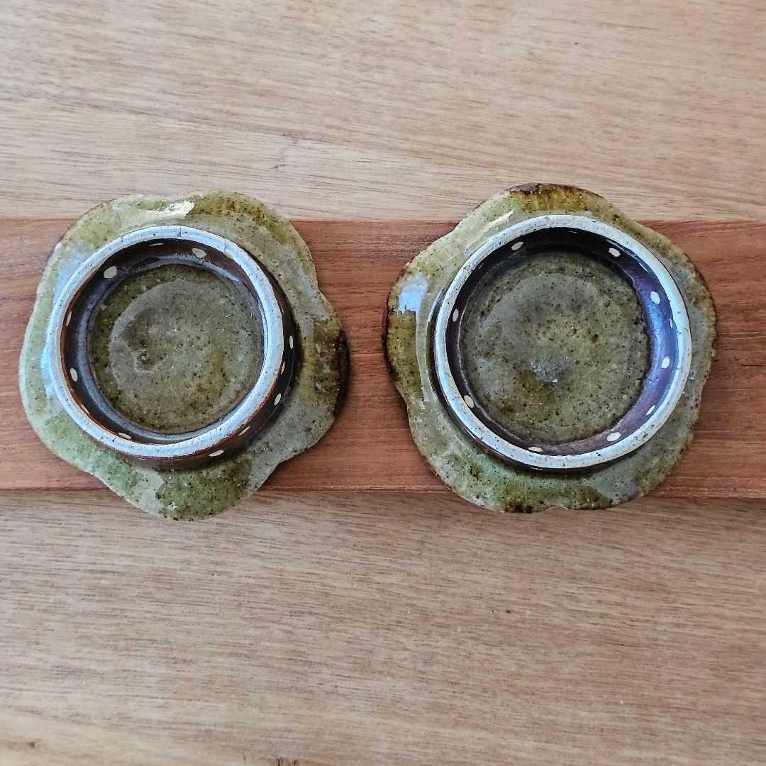 阿部誠　高台小鉢　笠間焼　豆皿　小鉢