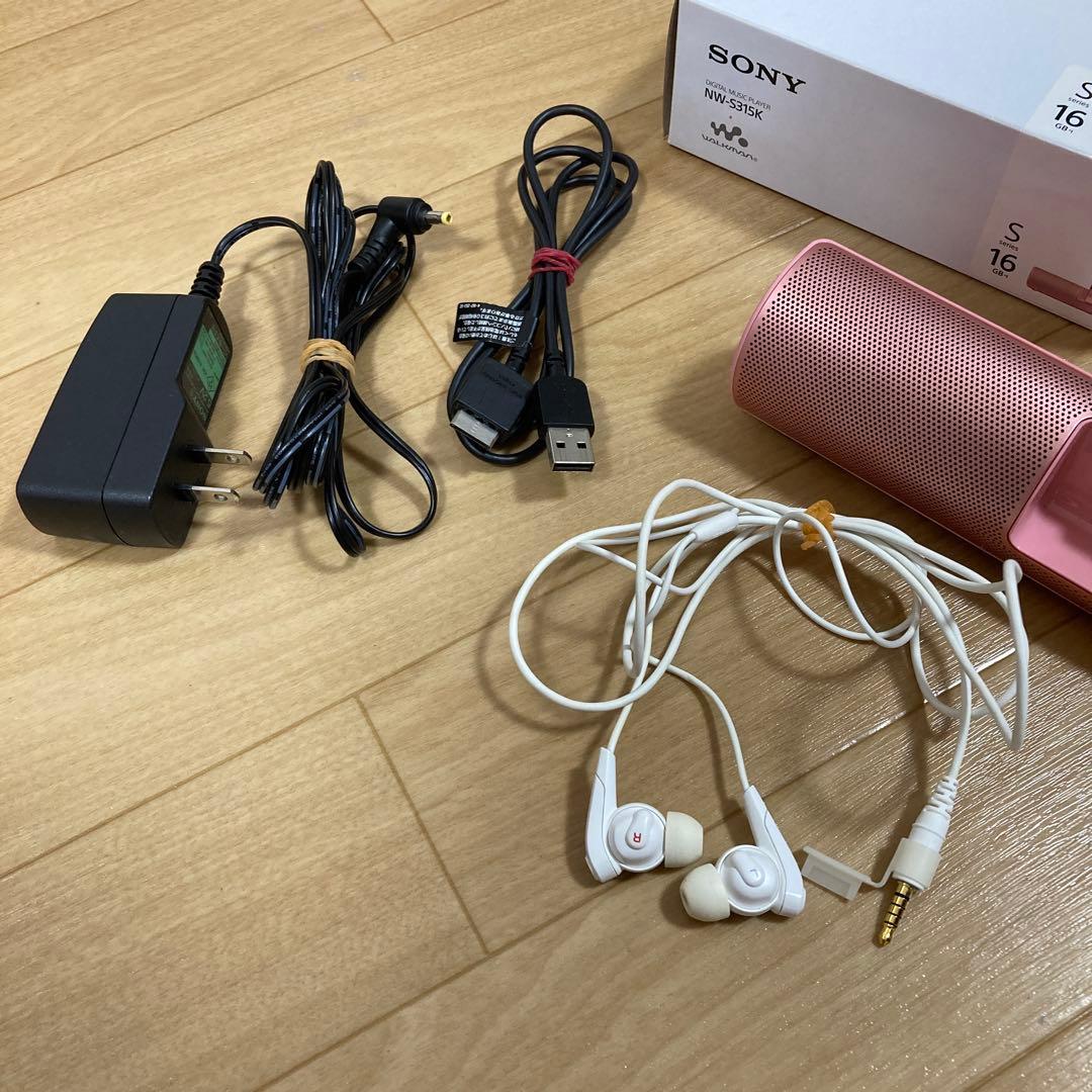 SONY NW-S315K ウォークマン ライトピンク 16GB 全付属品付き