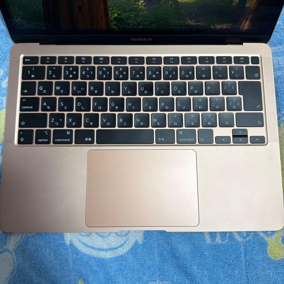 ゴールド 13インチ MacBook 本体　Ankerのハブ付き