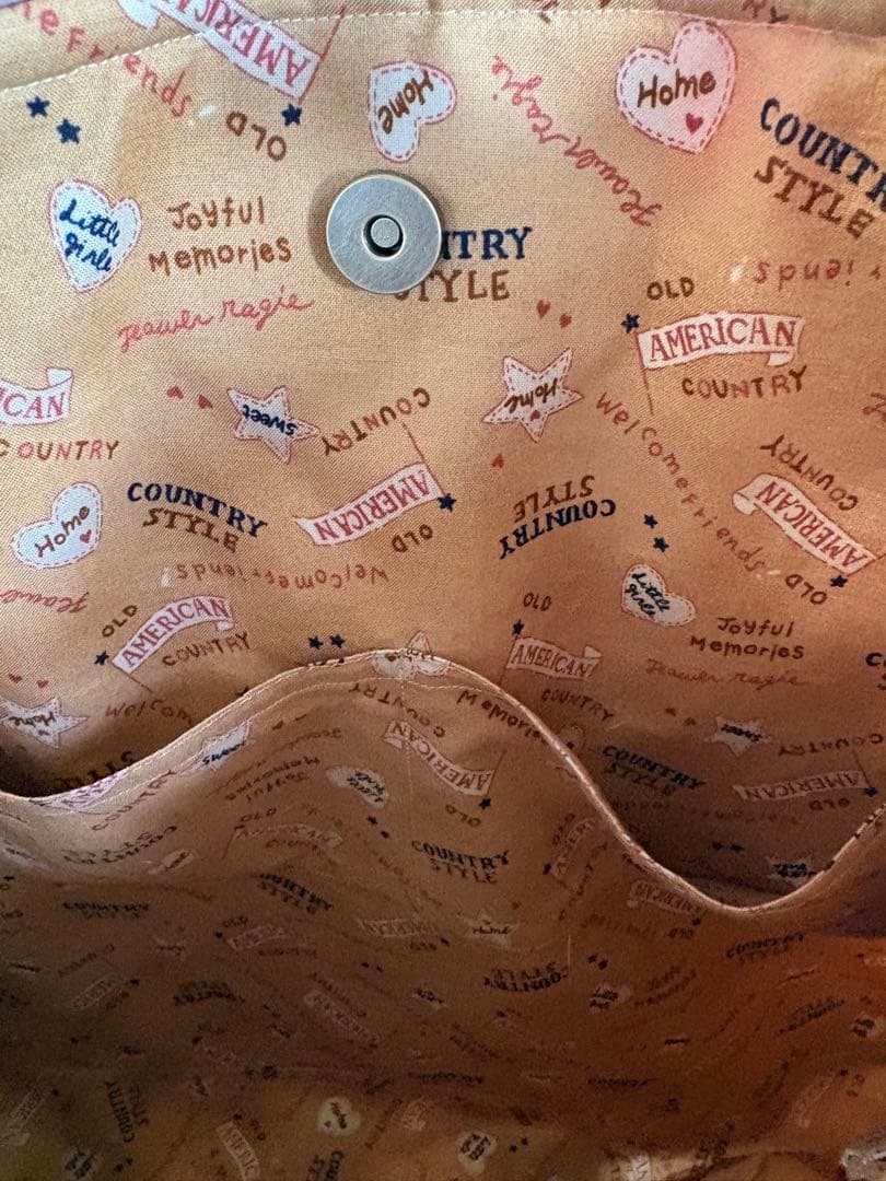 ルシアン　リトルカントリーコレクション　パッチワークBIGトートバッグ
