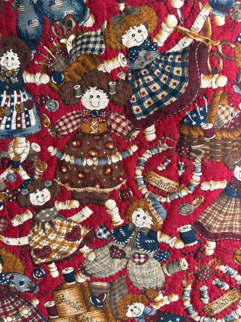 ルシアン　リトルカントリーコレクション　パッチワークBIGトートバッグ