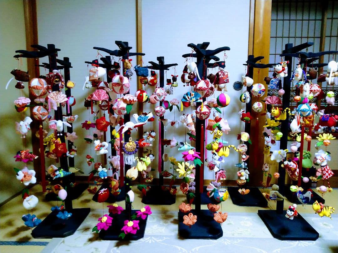 ①　つるし雛　置き型　女の子用　ハンドメイド