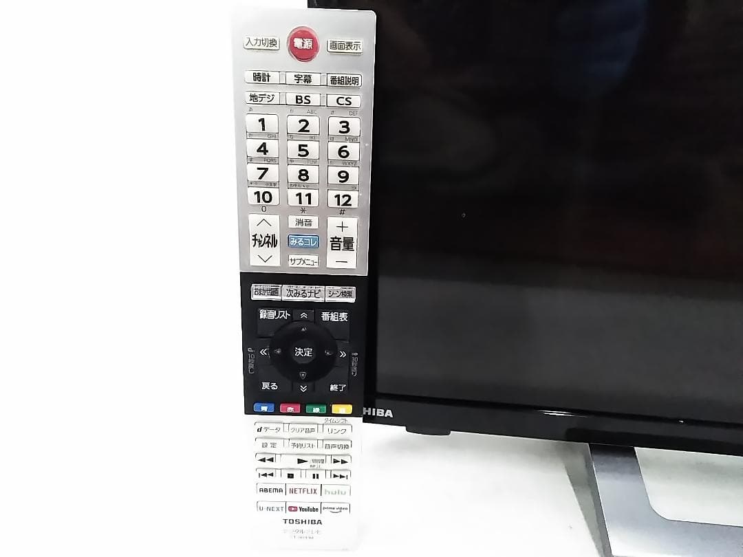 2023年製 東芝 REGZA 24V34 24インチ 液晶テレビ リモコン付★