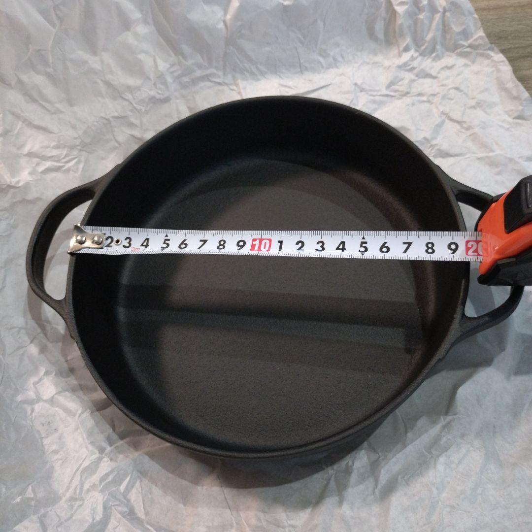 OIGEN クックトップ 丸 浅型 20cm 南部鉄器、鉄鍋