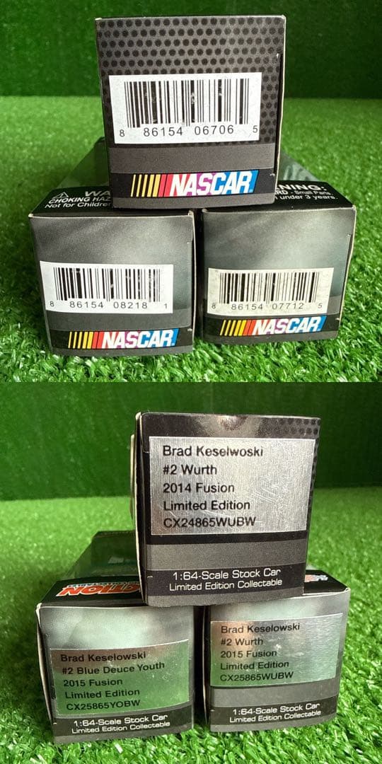 a230-3】ナスカー ブラッド・ケセロウスキー #2 レーシングカー 計3台