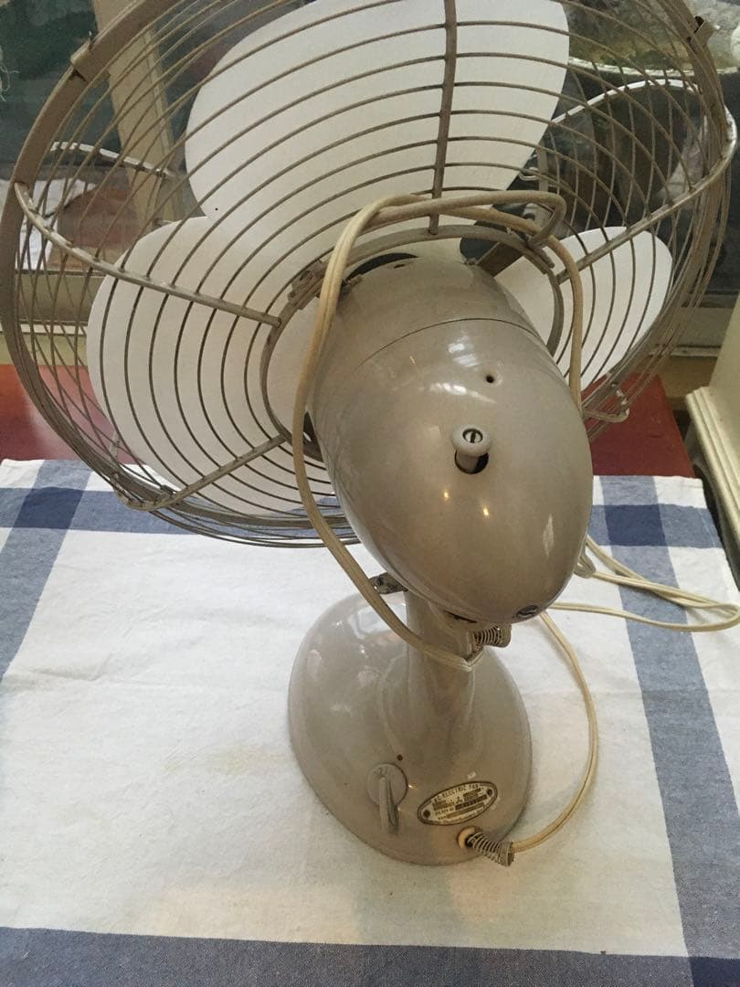 値下げ　卓上　扇風機 　三菱電機　レトロモダン　昭和モダン　インテリア