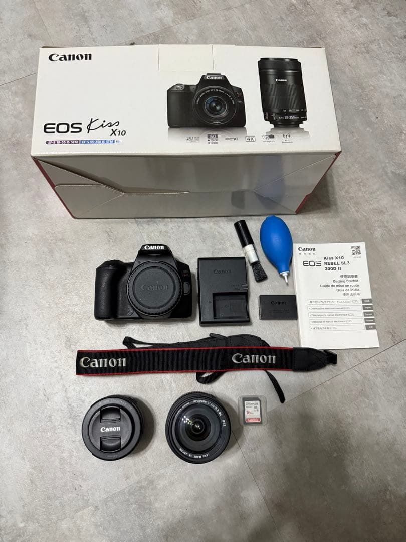 P*A様 Canon EOS Kiss X10デジタル一眼レフ レンズセット