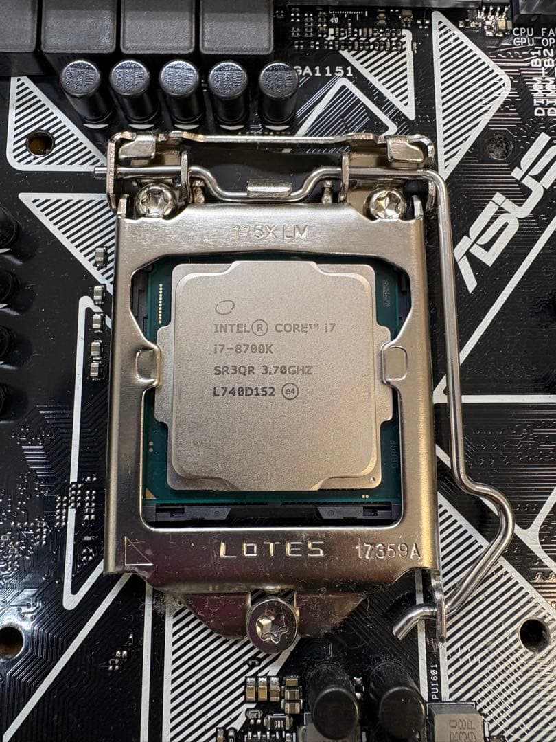 ASUS PRIME Z370-A マザーボード　CPU i7 8700K付き