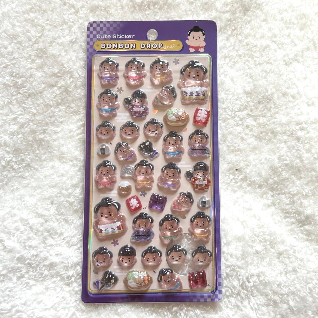 【正規品】ボンボンドロップシール和柄　7シートセット