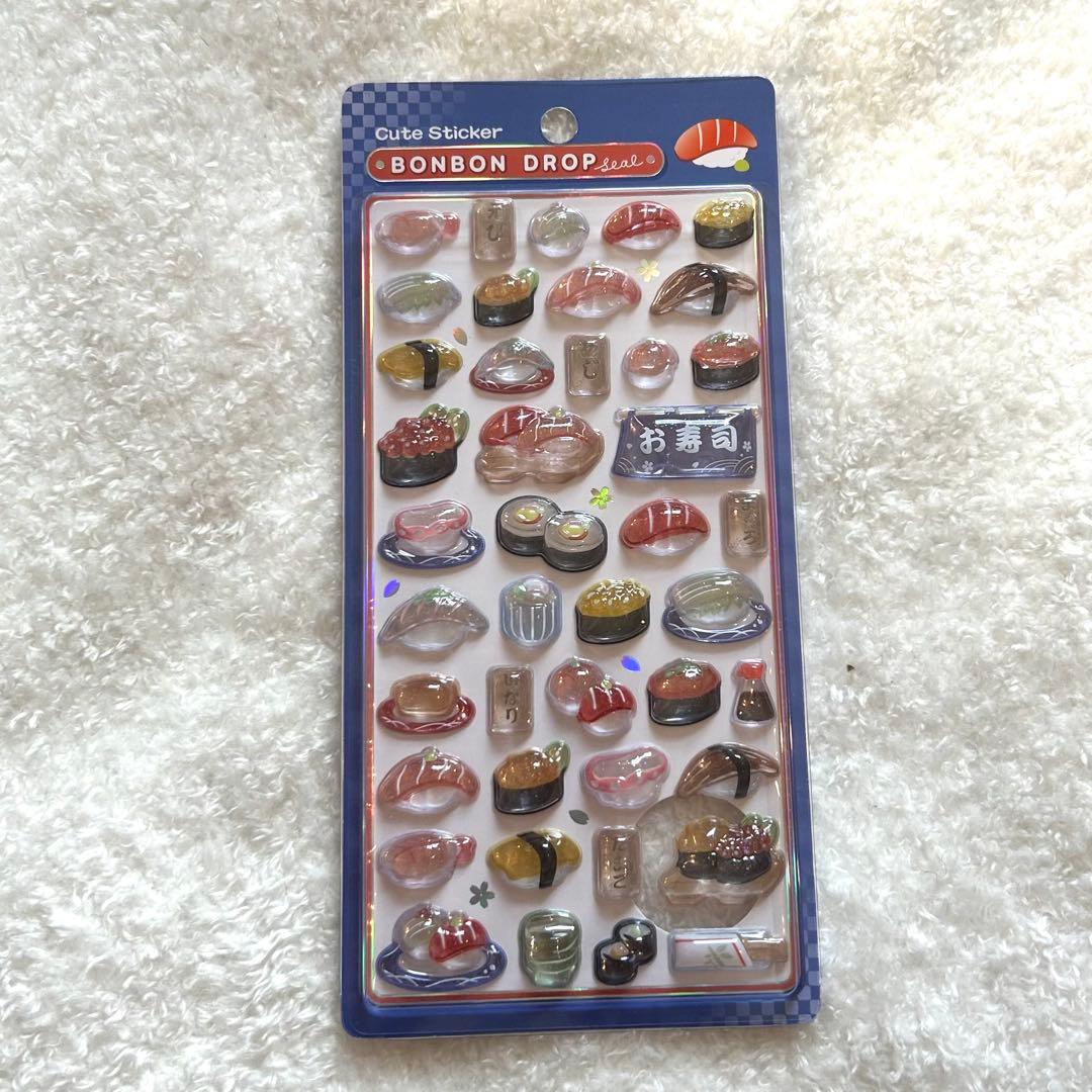 【正規品】ボンボンドロップシール和柄　7シートセット