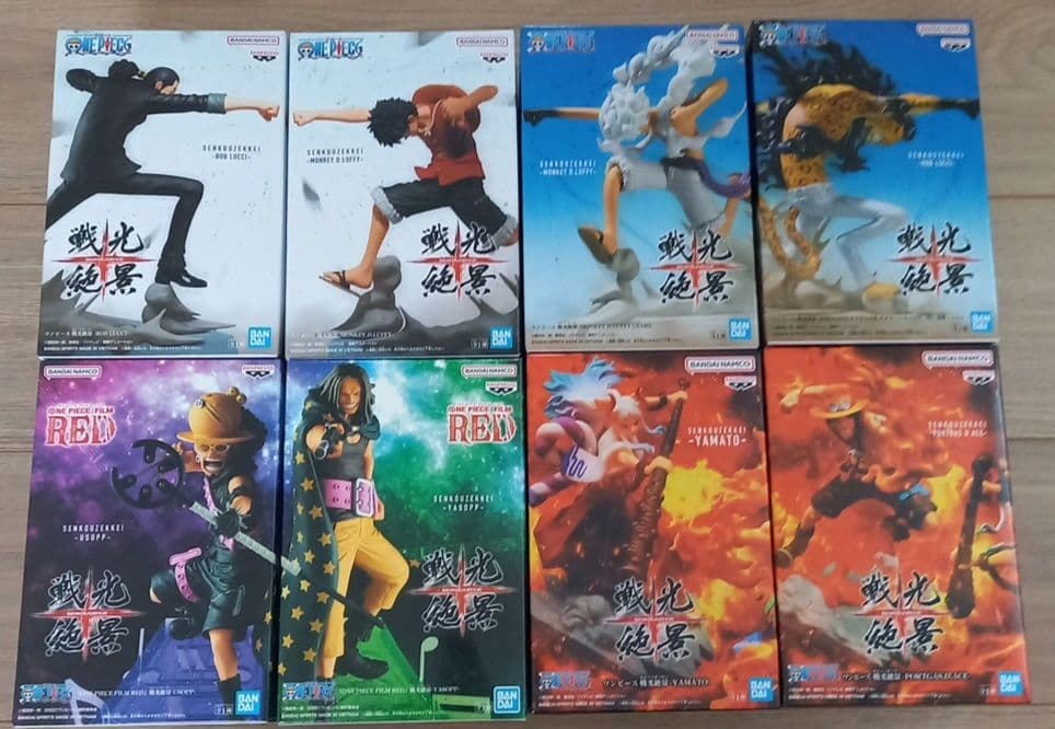 ワンピース戦光絶景フィギュア8体セット