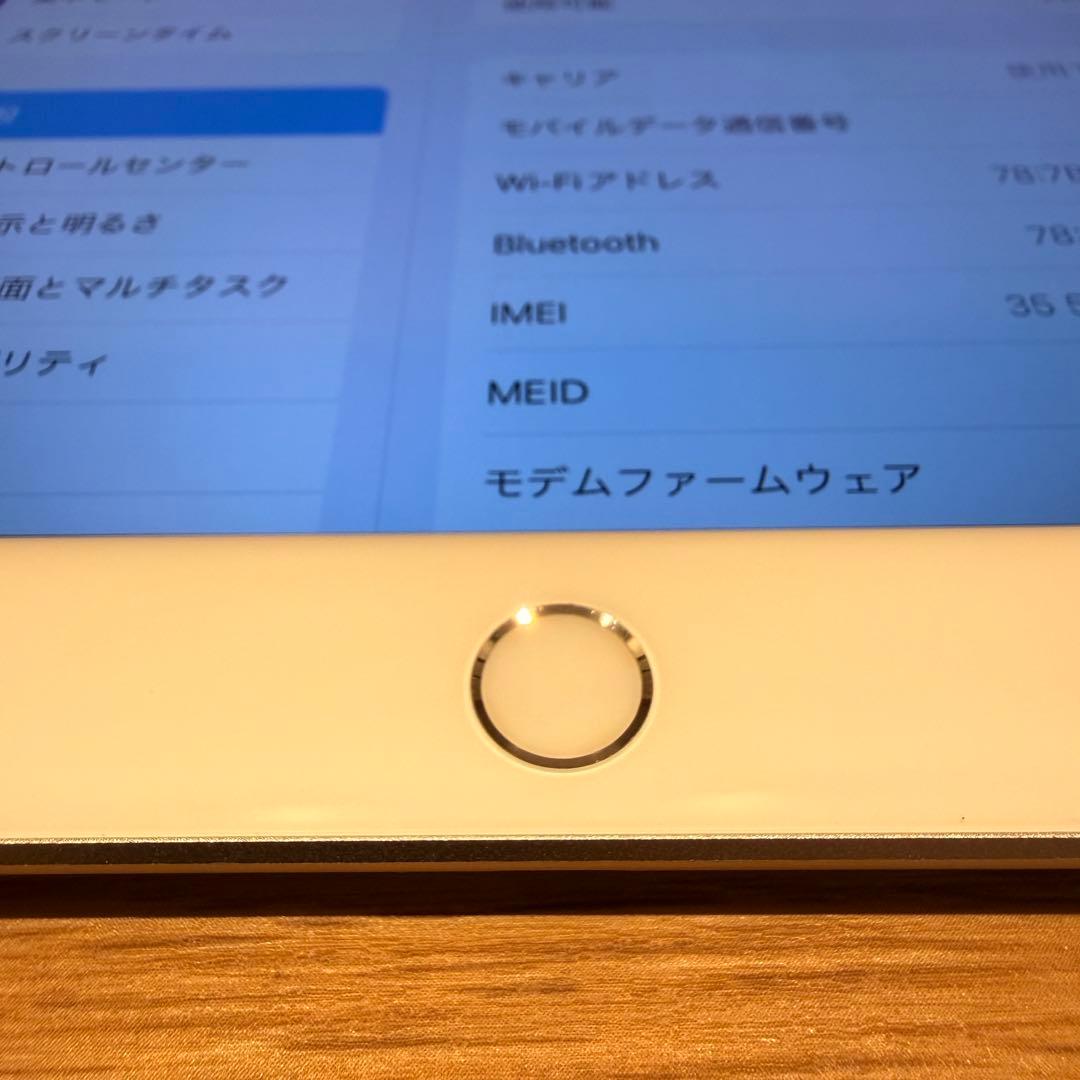 iPad 第5世代 32GB シルバー セルラーモデル 初期化済み　美品