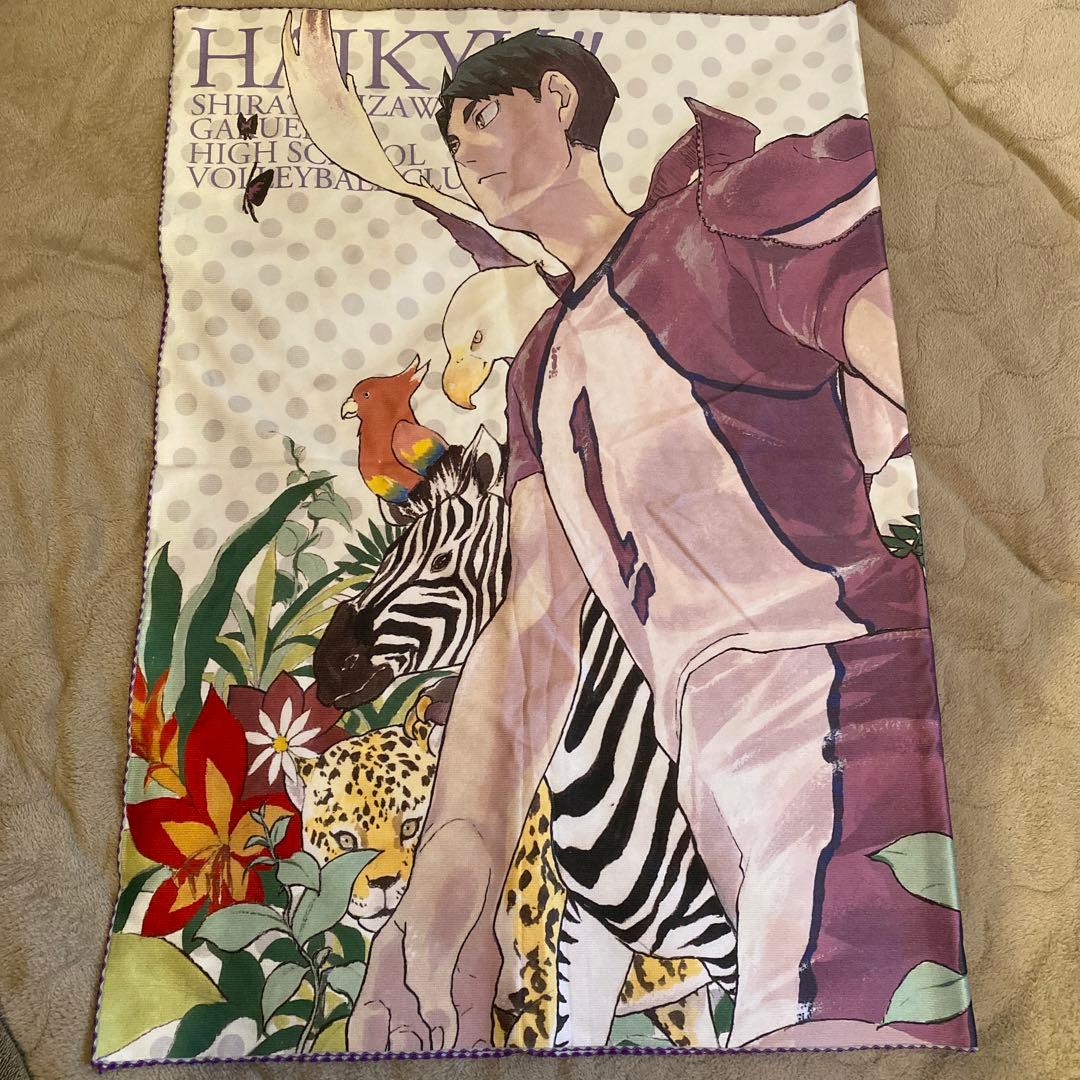 白鳥沢　BIGタオル　ビッグタオル　ハイキュー　牛島　天童　五色　21巻　表紙