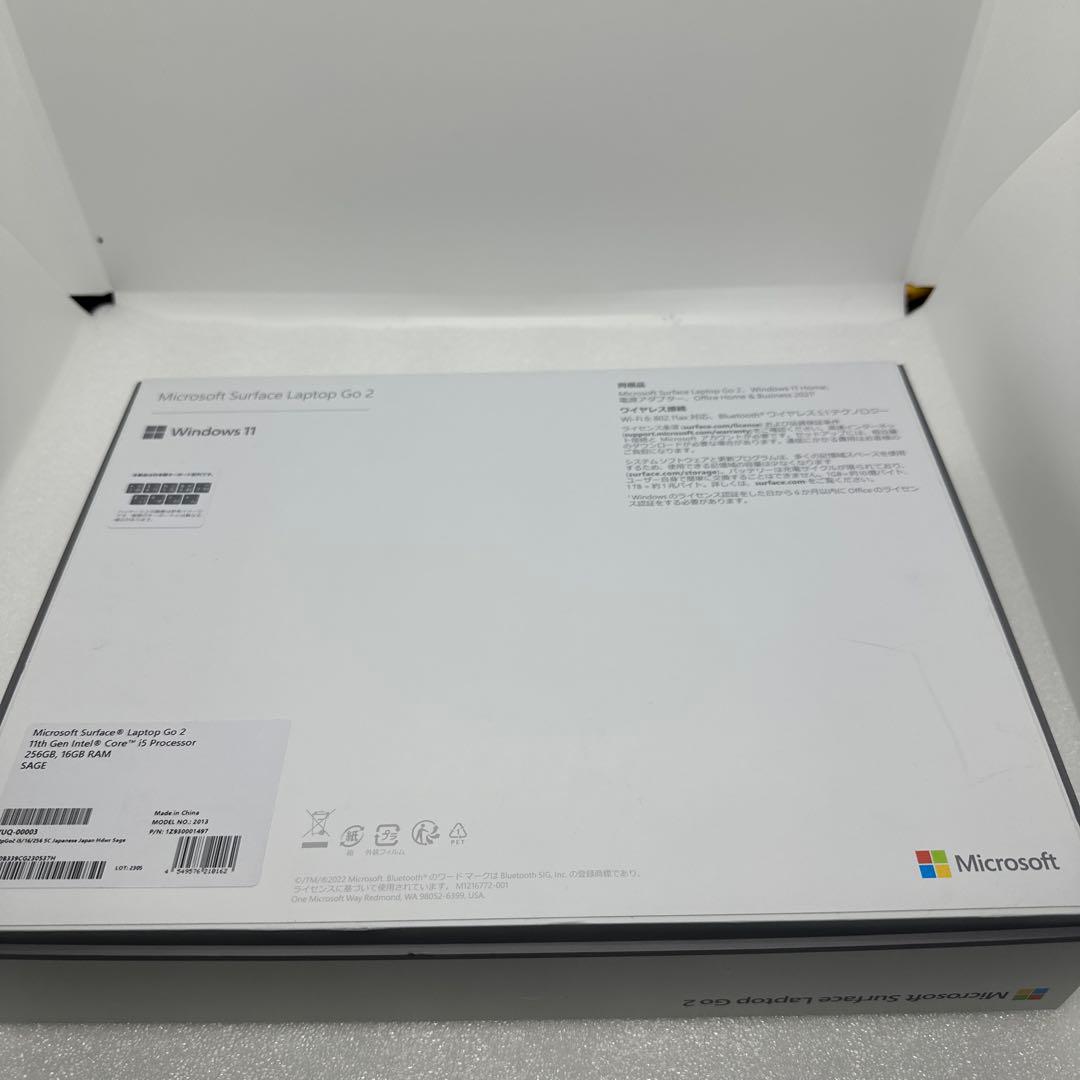 Windowsノート本体 Microsoft Surface Laptop Go 2 i5 16gb256