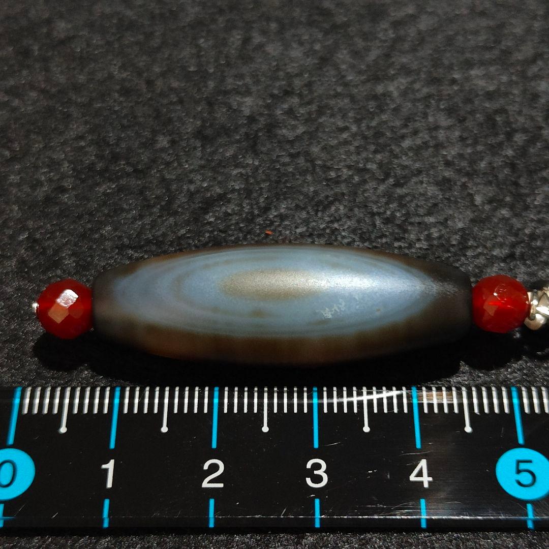 25 レア物　観音様　裏に天然の目玉　天珠　天然石　御守り　浄化　魔除け　龍神