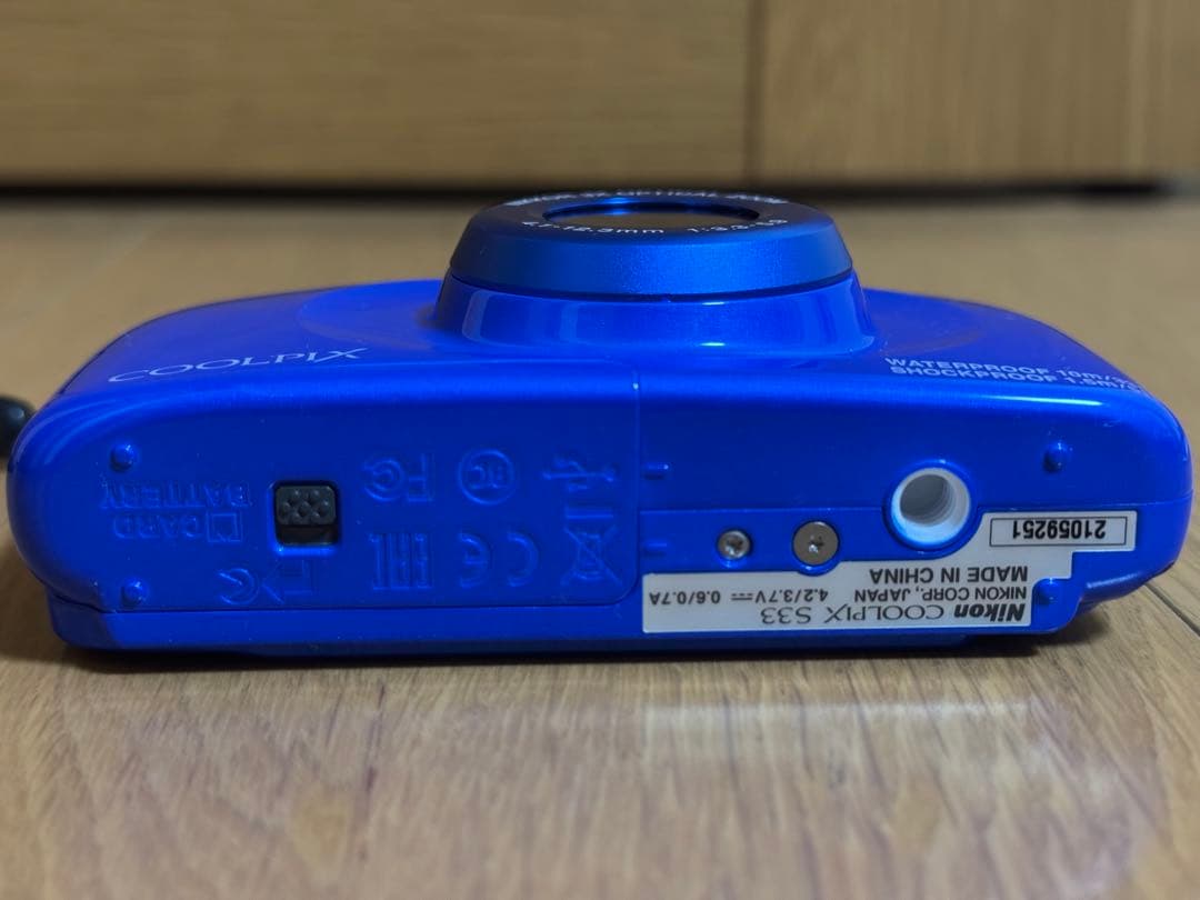 Nikon COOLPIX S33 ブルー・/防水・耐衝撃