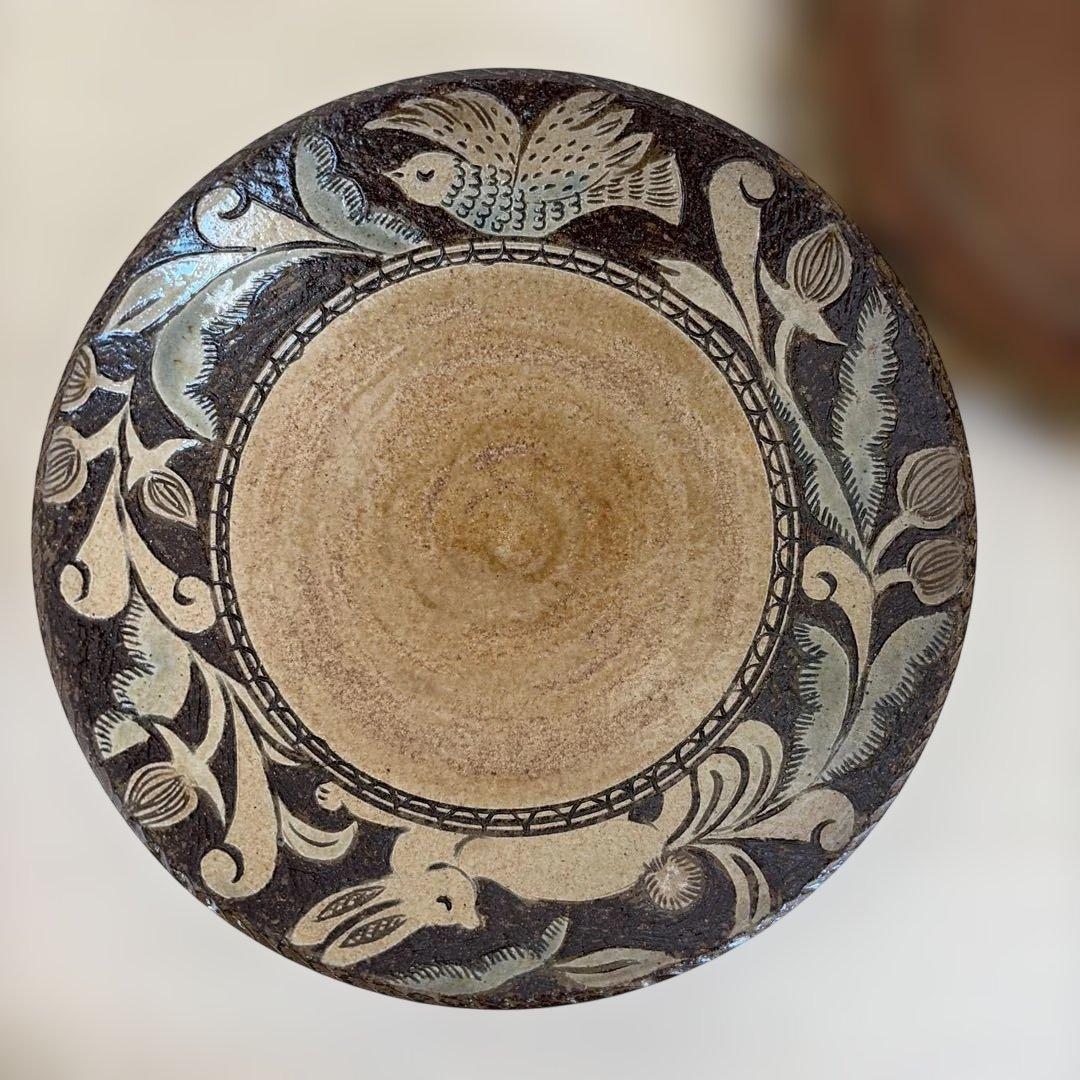 工房いろは　皿　２枚　沖縄　やちむん ６寸