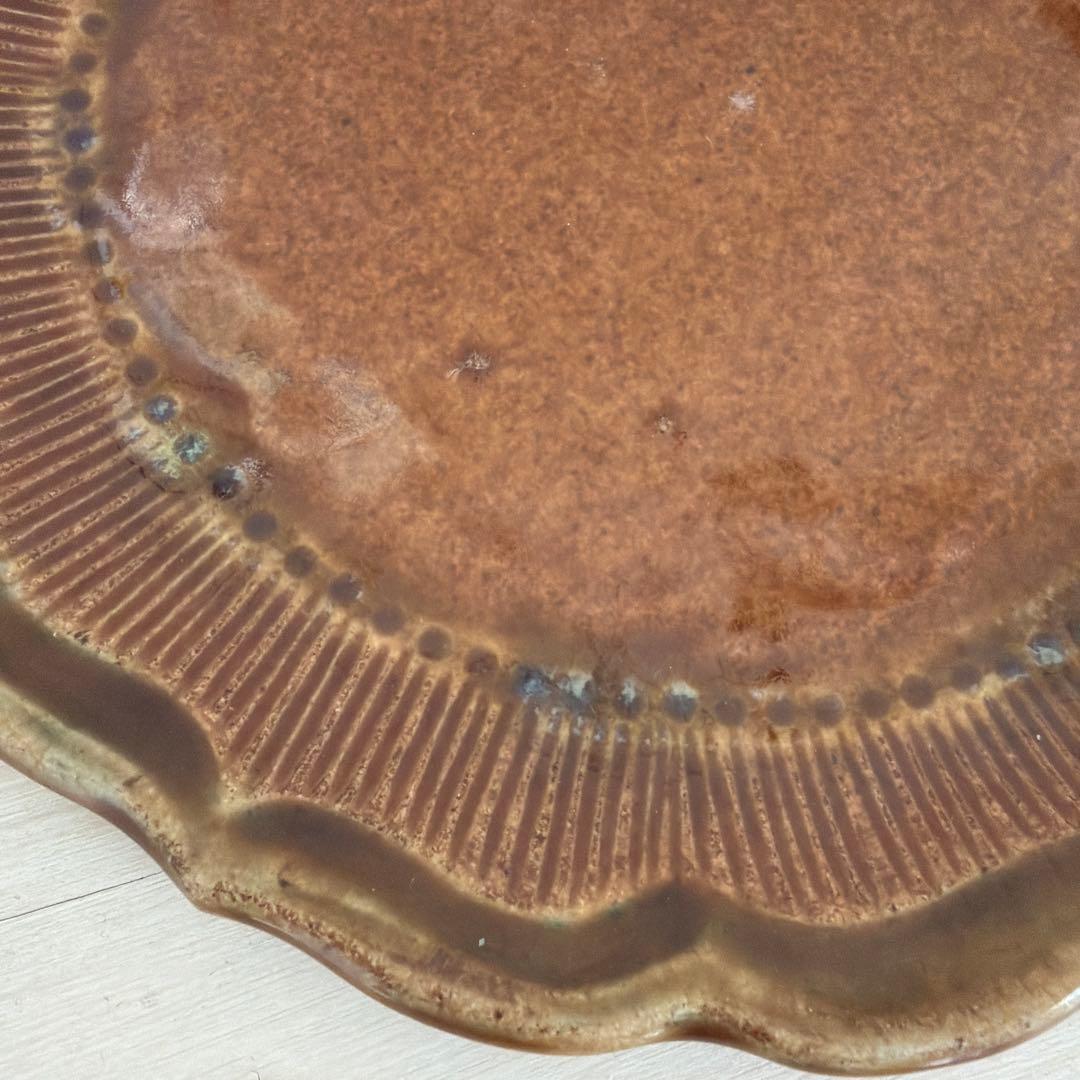 工房いろは　皿　２枚　沖縄　やちむん ６寸