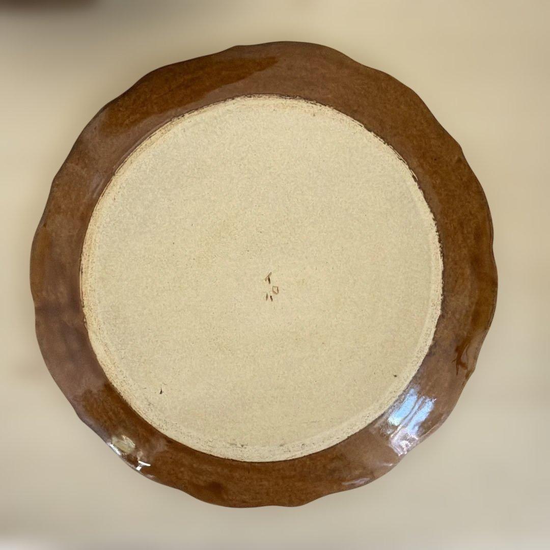 工房いろは　皿　２枚　沖縄　やちむん ６寸