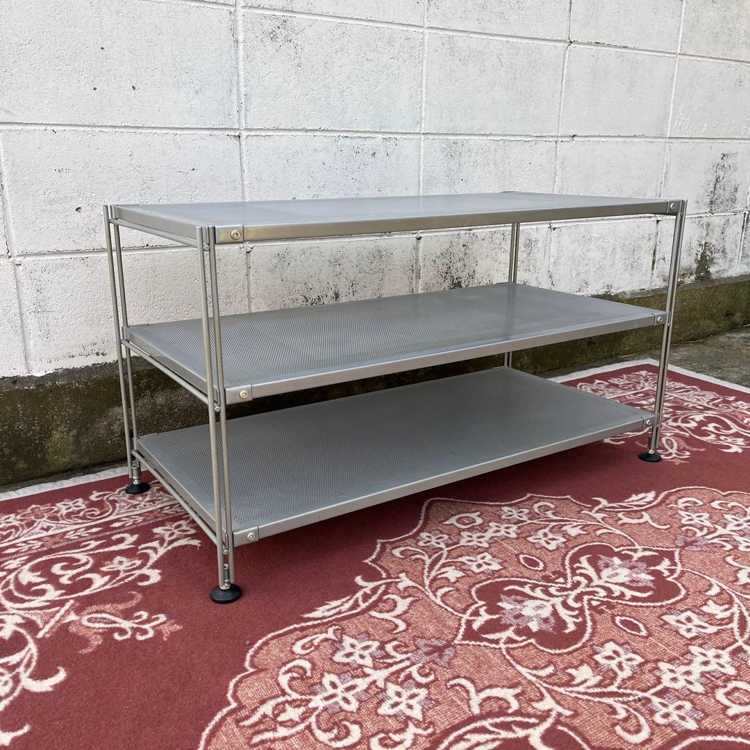 無印良品 MUJI ◾️3段 ユニットシェルフ 整理棚 テレビ台 オーディオラック