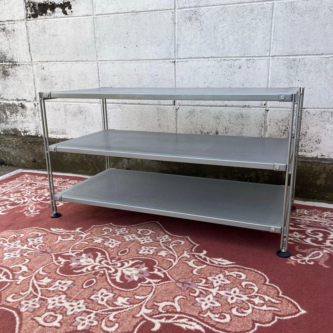 無印良品 MUJI ◾️3段 ユニットシェルフ 整理棚 テレビ台 オーディオラック