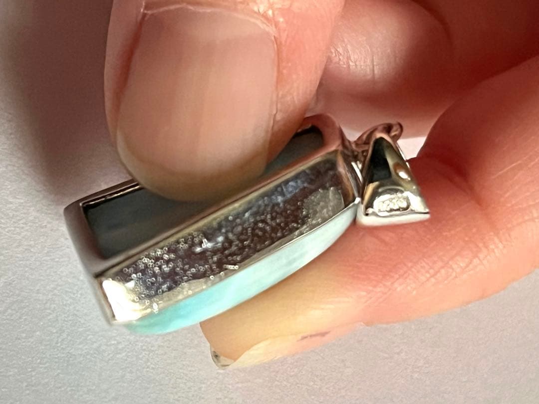 ラリマー ペンダントトップ S925 シルバーアクセ