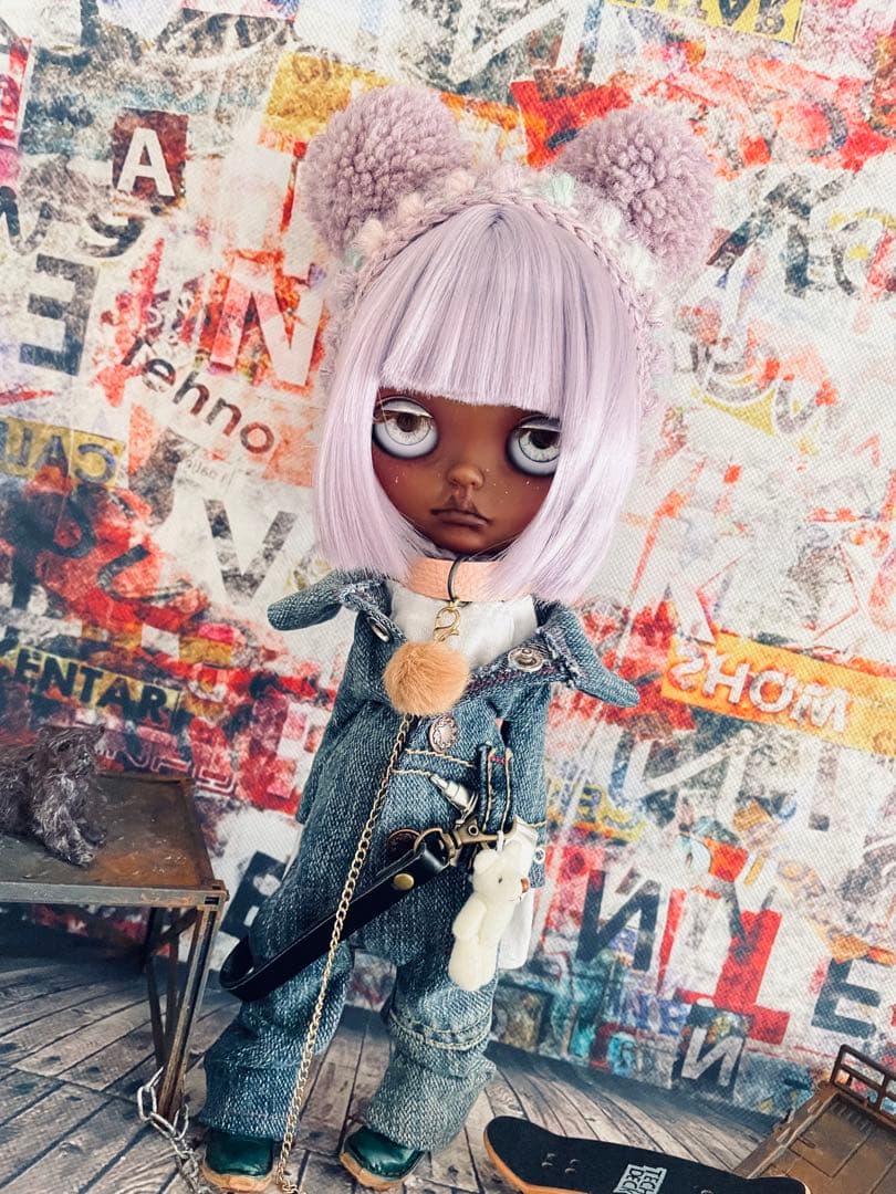 【専用】カスタム アイシードール スーパーブラック アウトフィット付属