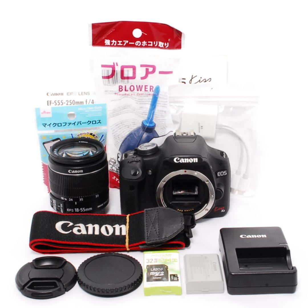 ◆ショット数僅か◆Canon Kiss X3◆新品級◆一眼レフカメラ◆すぐ使える