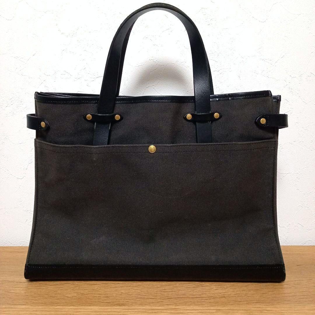 【美品】　倉敷帆布　ビジネスバッグ　バイストン製（現　倉敷帆布株式会社）
