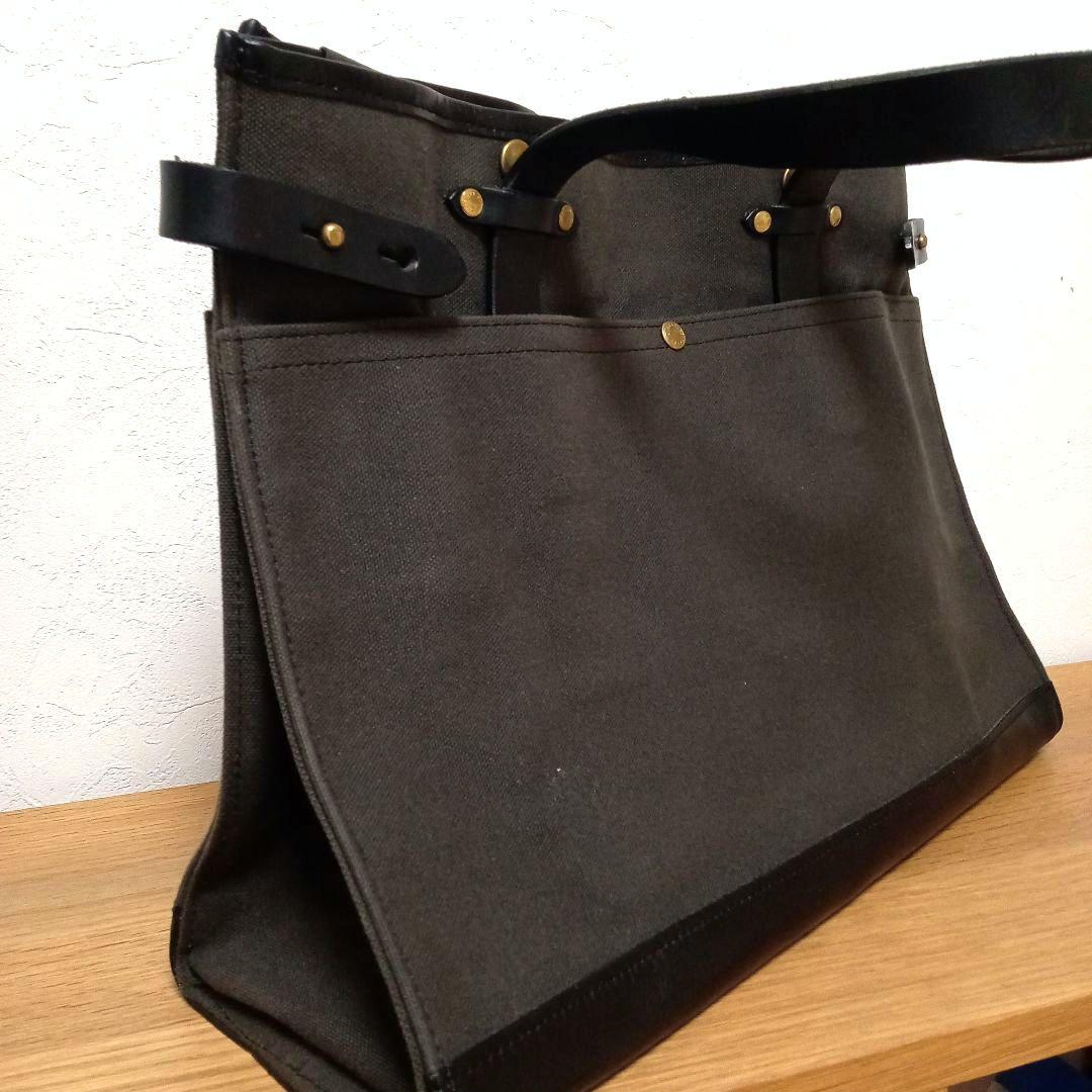 【美品】　倉敷帆布　ビジネスバッグ　バイストン製（現　倉敷帆布株式会社）