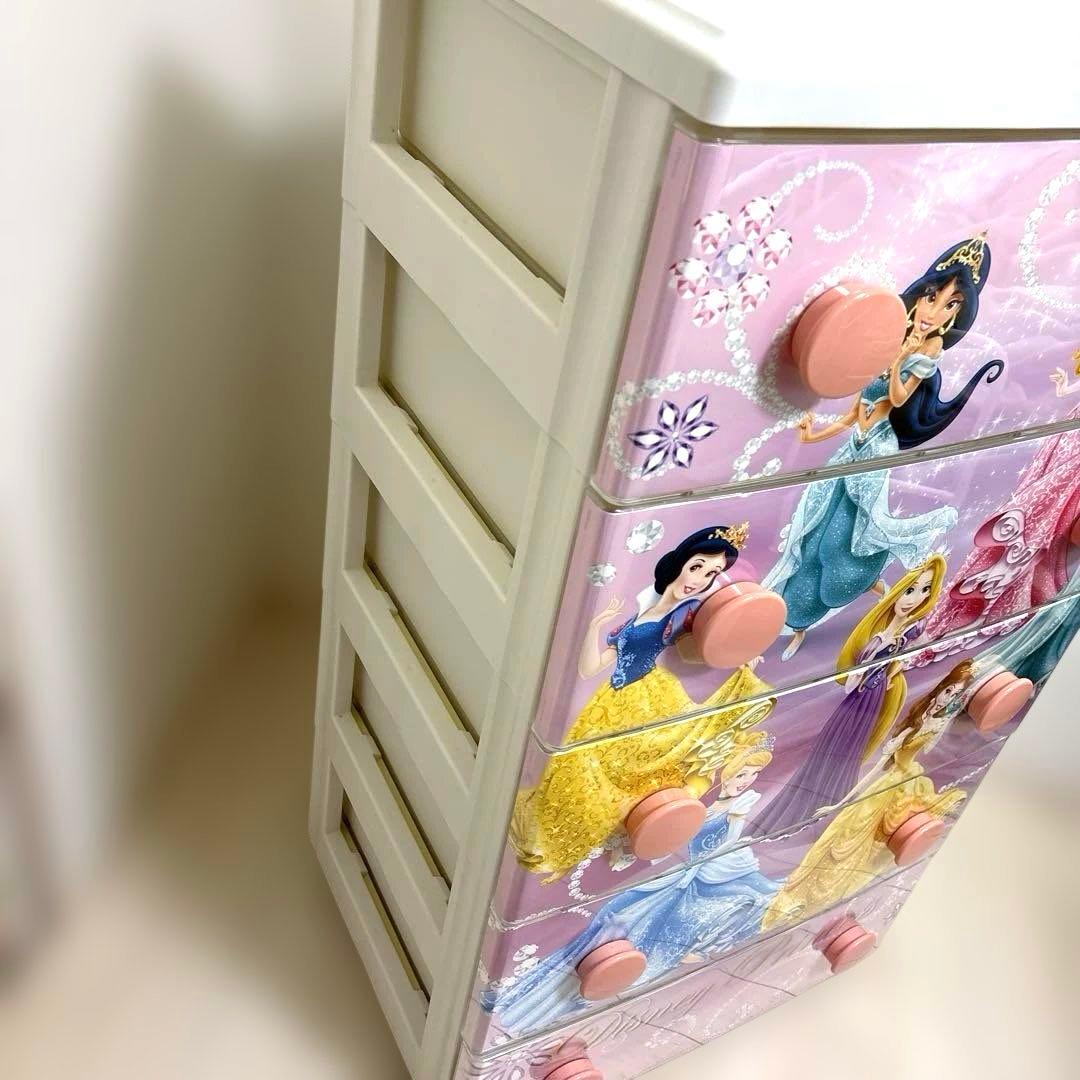 ディズニープリンセスチェスト　5段　アイリスオーヤマ